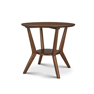 Kobe Round Wooden Side Table