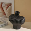 Lantern Fruit Raw Ceramic Vase