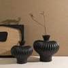 Lantern Fruit Raw Ceramic Vase