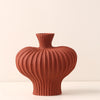 Lantern Fruit Raw Ceramic Vase