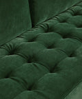 Lennox Velvet 3 Seater Sofa - Dark Green
