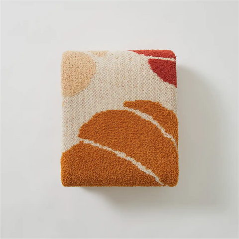 Cozy Pumpkin Pattern Throw