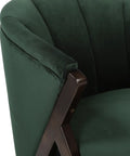 Nico Dark Green Velvet Occasional Chair