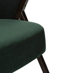 Nico Dark Green Velvet Occasional Chair