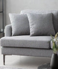Orka Fabric Left Corner Sofa - Dark Grey