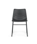 Ray Set of 4 Black PU Leather Dining Chairs