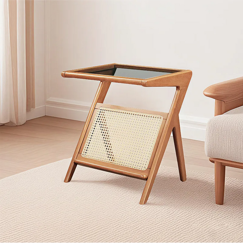 Scott Rectangle Rattan Side Table