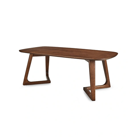 Staten Oval Wooden Coffee Table
