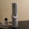 Striped Rope Knot Ceramic Ornament
