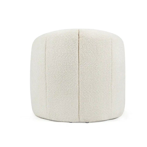 Taylor White Textured Fabric Occasional Chair