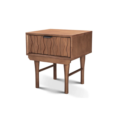 Veneto Brown One Drawer Bedside Cabinet