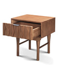 Veneto Brown One Drawer Bedside Cabinet