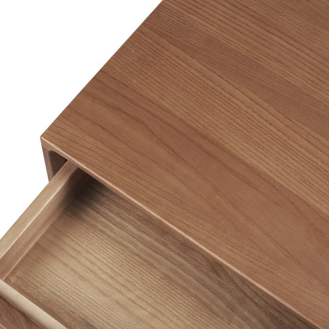 Veneto Brown Two Drawers Bedside Cabinet