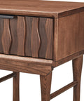 Veneto Walnut One Drawer Bedside Cabinet