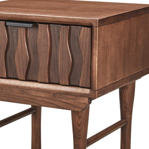 Veneto Walnut One Drawer Bedside Cabinet