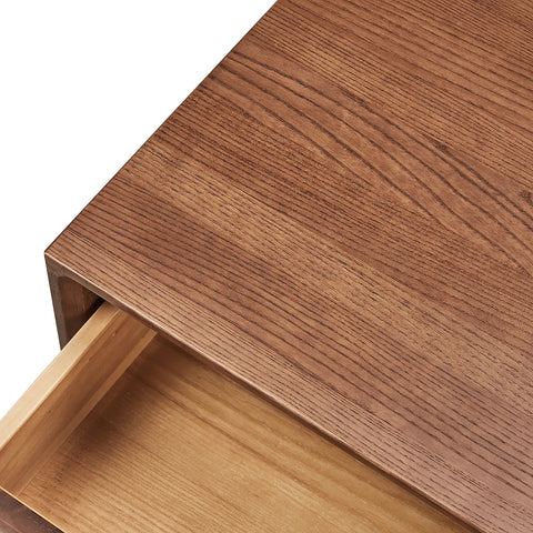 Veneto Walnut One Drawer Bedside Cabinet