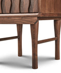 Veneto Walnut One Drawer Bedside Cabinet