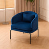 Vivien Dark Navy Velvet Occasional Chair