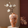 Zanshi Orange Ceramic Vase